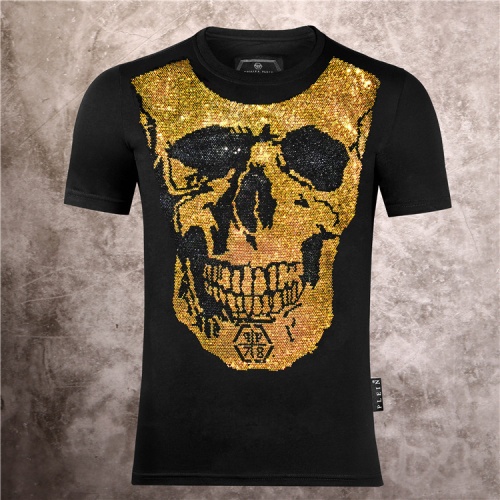 Cheap Philipp Plein PP T-Shirts Short Sleeved For Men #1204003 Replica Wholesale [$32.00 USD] [ITEM#1204003] on Replica Philipp Plein PP T-Shirts