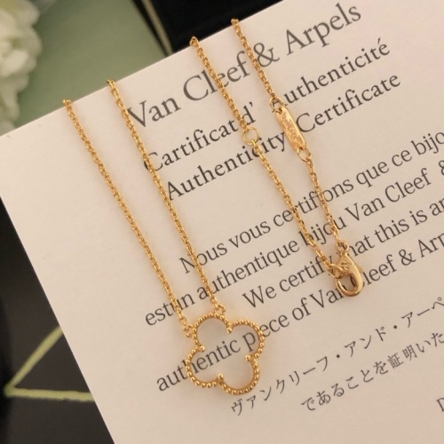 Cheap Van Cleef &amp; Arpels Necklaces For Women #1204099 Replica Wholesale [$25.00 USD] [ITEM#1204099] on Replica Van Cleef &amp; Arpels Necklaces