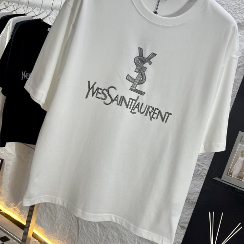 Cheap Yves Saint Laurent YSL T-shirts Short Sleeved For Unisex #1204204 Replica Wholesale [$39.00 USD] [ITEM#1204204] on Replica Yves Saint Laurent YSL T-shirts