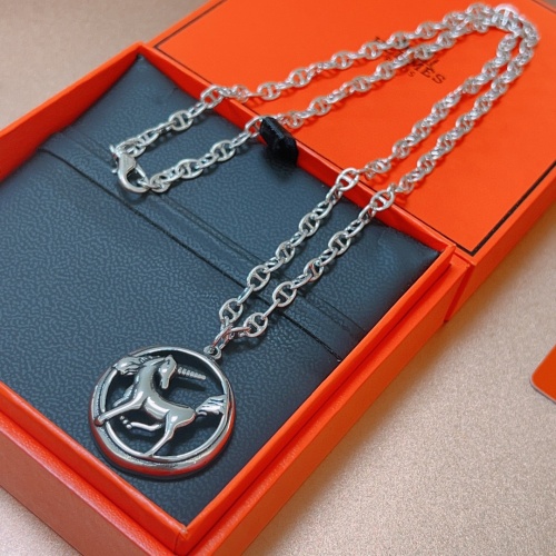 Cheap Hermes Necklaces #1204332 Replica Wholesale [$45.00 USD] [ITEM#1204332] on Replica Hermes Necklaces