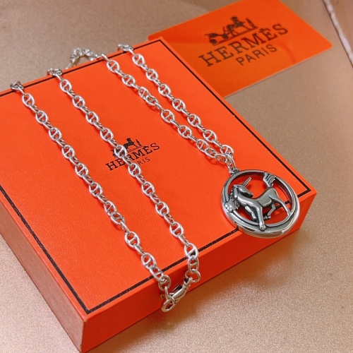 Cheap Hermes Necklaces #1204332 Replica Wholesale [$45.00 USD] [ITEM#1204332] on Replica Hermes Necklaces