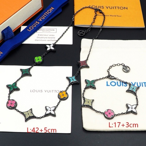 Cheap Louis Vuitton LV Jewelry Set For Women #1204356 Replica Wholesale [$60.00 USD] [ITEM#1204356] on Replica Louis Vuitton LV Jewelry Set