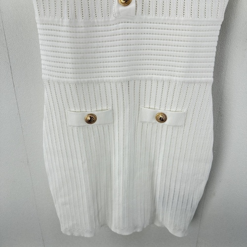 Cheap Balmain Dresses Short Sleeved For Women #1204400 Replica Wholesale [$102.00 USD] [ITEM#1204400] on Replica Balmain Dresses