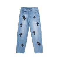 Cheap Chrome Hearts Jeans For Men #1197010 Replica Wholesale [$52.00 USD] [ITEM#1197010] on Replica Chrome Hearts Jeans