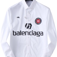 Cheap Balenciaga Shirts Long Sleeved For Men #1198970 Replica Wholesale [$48.00 USD] [ITEM#1198970] on Replica Balenciaga Shirts