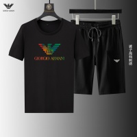 Cheap Armani Tracksuits Short Sleeved For Men #1199150 Replica Wholesale [$56.00 USD] [ITEM#1199150] on Replica Armani Tracksuits