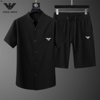 Cheap Armani Tracksuits Short Sleeved For Men #1199182 Replica Wholesale [$68.00 USD] [ITEM#1199182] on Replica Armani Tracksuits