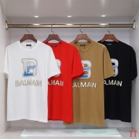 Cheap Balmain T-Shirts Short Sleeved For Unisex #1200818 Replica Wholesale [$32.00 USD] [ITEM#1200818] on Replica Balmain T-Shirts