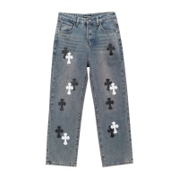 Cheap Chrome Hearts Jeans For Men #1201556 Replica Wholesale [$76.00 USD] [ITEM#1201556] on Replica Chrome Hearts Jeans