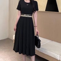 Cheap Prada Dresses Short Sleeved For Women #1202006 Replica Wholesale [$85.00 USD] [ITEM#1202006] on Replica Prada Dresses