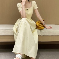 Cheap Prada Dresses Short Sleeved For Women #1202010 Replica Wholesale [$76.00 USD] [ITEM#1202010] on Replica Prada Dresses