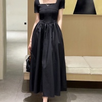 Cheap Prada Dresses Short Sleeved For Women #1202011 Replica Wholesale [$76.00 USD] [ITEM#1202011] on Replica Prada Dresses