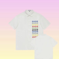 Cheap Christian Dior Shirts Short Sleeved For Unisex #1202894 Replica Wholesale [$48.00 USD] [ITEM#1202894] on Replica Christian Dior Shirts