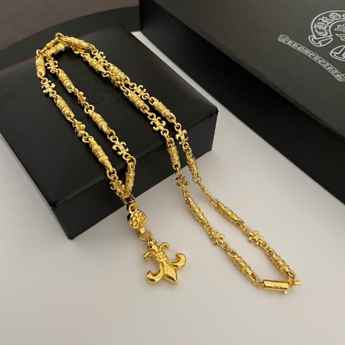 Cheap Chrome Hearts Necklaces #1204587 Replica Wholesale [$56.00 USD] [ITEM#1204587] on Replica Chrome Hearts Necklaces