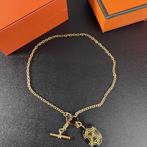 Cheap Hermes Necklaces #1204609 Replica Wholesale [$56.00 USD] [ITEM#1204609] on Replica Hermes Necklaces