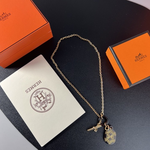 Cheap Hermes Necklaces #1204609 Replica Wholesale [$56.00 USD] [ITEM#1204609] on Replica Hermes Necklaces