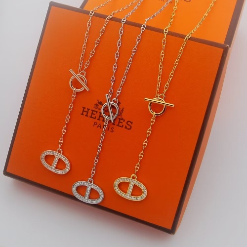 Cheap Hermes Necklaces #1204689 Replica Wholesale [$25.00 USD] [ITEM#1204689] on Replica Hermes Necklaces