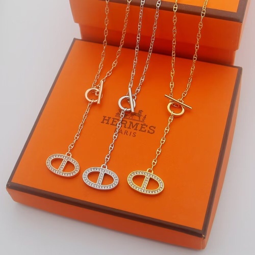 Cheap Hermes Necklaces #1204689 Replica Wholesale [$25.00 USD] [ITEM#1204689] on Replica Hermes Necklaces