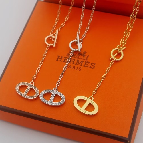 Cheap Hermes Necklaces #1204689 Replica Wholesale [$25.00 USD] [ITEM#1204689] on Replica Hermes Necklaces