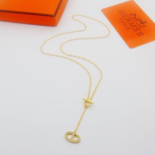 Cheap Hermes Necklaces #1204691 Replica Wholesale [$25.00 USD] [ITEM#1204691] on Replica Hermes Necklaces