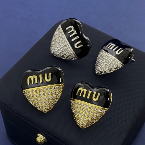 Cheap MIU MIU Earrings For Women #1204863 Replica Wholesale [$29.00 USD] [ITEM#1204863] on Replica MIU MIU Earrings