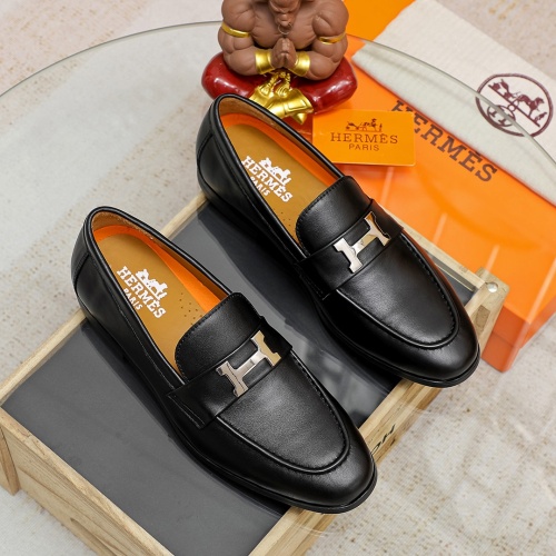 Cheap Hermes Leather Shoes For Men #1204874 Replica Wholesale [$92.00 USD] [ITEM#1204874] on Replica Hermes Leather Shoes