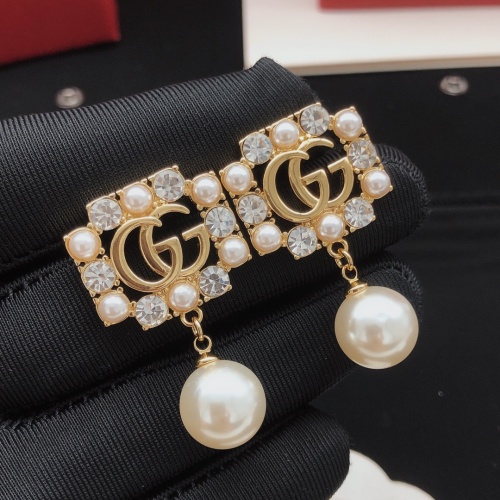 Cheap Gucci Earrings For Women #1205085 Replica Wholesale [$32.00 USD] [ITEM#1205085] on Replica Gucci Earrings