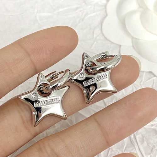 Cheap MIU MIU Earrings For Women #1205091 Replica Wholesale [$32.00 USD] [ITEM#1205091] on Replica MIU MIU Earrings