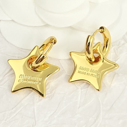 Cheap MIU MIU Earrings For Women #1205092 Replica Wholesale [$32.00 USD] [ITEM#1205092] on Replica MIU MIU Earrings