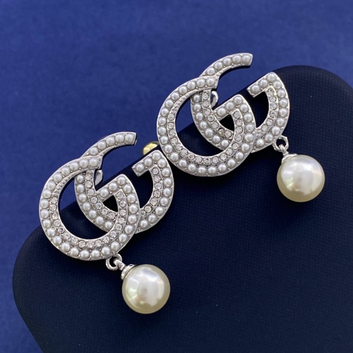 Cheap Gucci Earrings For Women #1205261 Replica Wholesale [$32.00 USD] [ITEM#1205261] on Replica Gucci Earrings