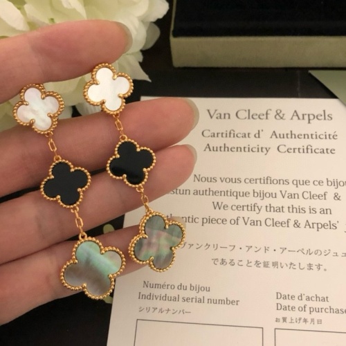 Cheap Van Cleef &amp; Arpels Earrings For Women #1205312 Replica Wholesale [$40.00 USD] [ITEM#1205312] on Replica Van Cleef &amp; Arpels Earrings