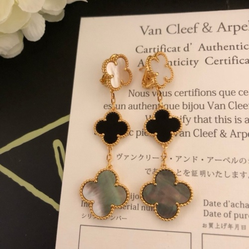 Cheap Van Cleef &amp; Arpels Earrings For Women #1205312 Replica Wholesale [$40.00 USD] [ITEM#1205312] on Replica Van Cleef &amp; Arpels Earrings