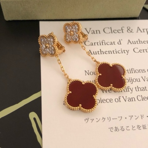 Cheap Van Cleef &amp; Arpels Earrings For Women #1205328 Replica Wholesale [$36.00 USD] [ITEM#1205328] on Replica Van Cleef &amp; Arpels Earrings