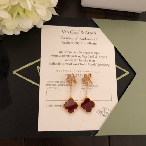 Cheap Van Cleef &amp; Arpels Earrings For Women #1205328 Replica Wholesale [$36.00 USD] [ITEM#1205328] on Replica Van Cleef &amp; Arpels Earrings