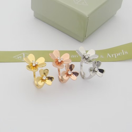 Cheap Van Cleef &amp; Arpels Rings For Women #1205331 Replica Wholesale [$25.00 USD] [ITEM#1205331] on Replica Van Cleef &amp; Arpels Rings