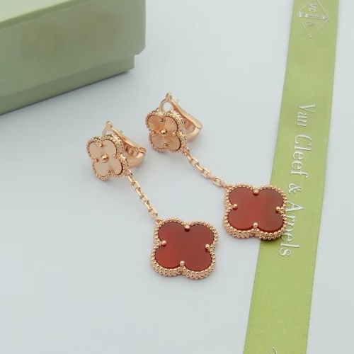 Cheap Van Cleef &amp; Arpels Earrings For Women #1205602 Replica Wholesale [$34.00 USD] [ITEM#1205602] on Replica Van Cleef &amp; Arpels Earrings