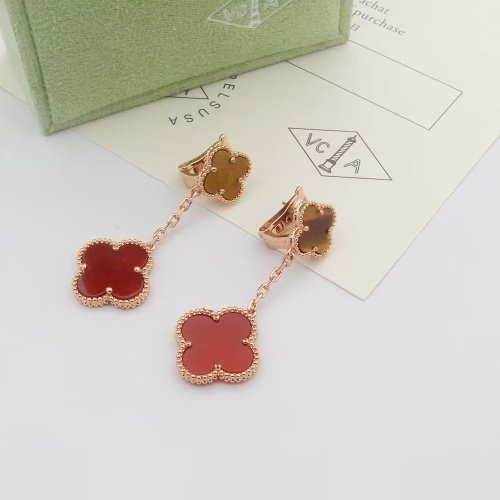 Cheap Van Cleef &amp; Arpels Earrings For Women #1205633 Replica Wholesale [$34.00 USD] [ITEM#1205633] on Replica Van Cleef &amp; Arpels Earrings