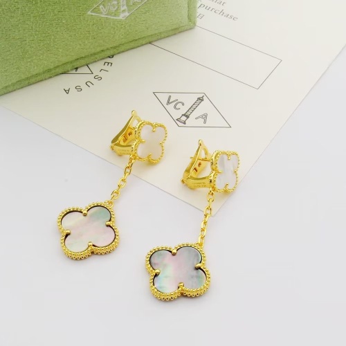 Cheap Van Cleef &amp; Arpels Earrings For Women #1205635 Replica Wholesale [$34.00 USD] [ITEM#1205635] on Replica Van Cleef &amp; Arpels Earrings