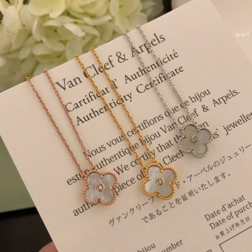 Cheap Van Cleef &amp; Arpels Necklaces For Women #1205662 Replica Wholesale [$25.00 USD] [ITEM#1205662] on Replica Van Cleef &amp; Arpels Necklaces