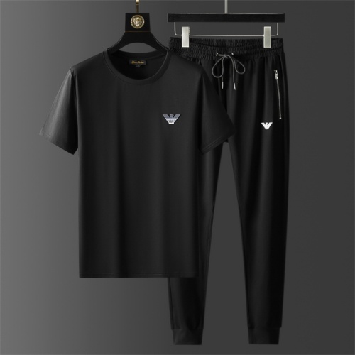 Cheap Armani Tracksuits Short Sleeved For Men #1206099 Replica Wholesale [$68.00 USD] [ITEM#1206099] on Replica Armani Tracksuits