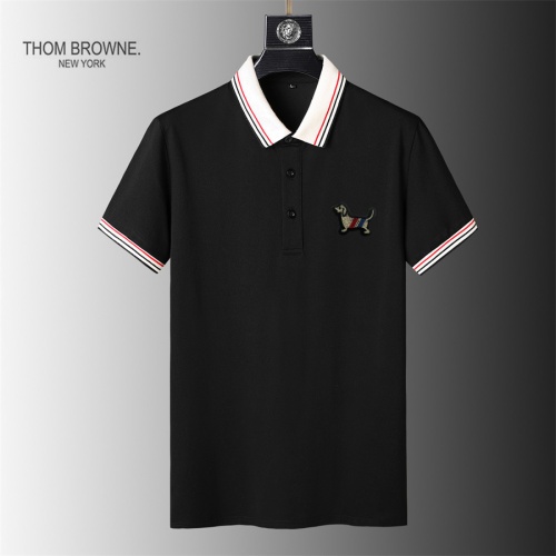 Cheap Thom Browne TB T-Shirts Short Sleeved For Men #1206114 Replica Wholesale [$38.00 USD] [ITEM#1206114] on Replica Thom Browne TB T-Shirts