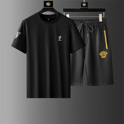 Cheap Versace Tracksuits Short Sleeved For Men #1206363 Replica Wholesale [$64.00 USD] [ITEM#1206363] on Replica Versace Tracksuits