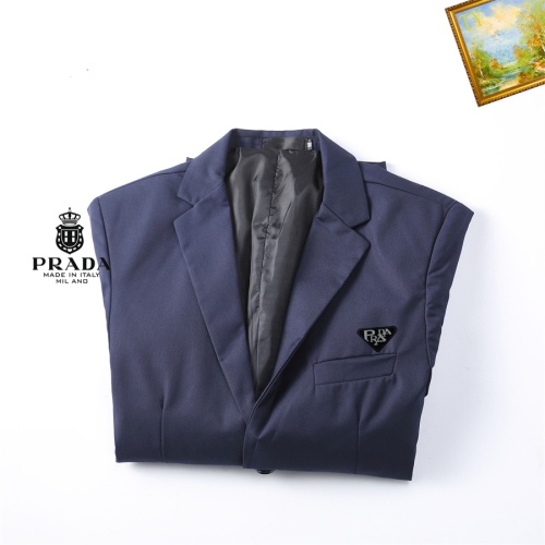 Cheap Prada Tracksuits Long Sleeved For Men #1206440 Replica Wholesale [$92.00 USD] [ITEM#1206440] on Replica Prada Tracksuits