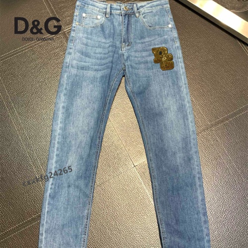 Cheap Dolce &amp; Gabbana D&amp;G Jeans For Men #1206515 Replica Wholesale [$48.00 USD] [ITEM#1206515] on Replica Dolce &amp; Gabbana D&amp;G Jeans