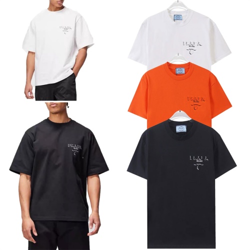Cheap Prada T-Shirts Short Sleeved For Unisex #1206657 Replica Wholesale [$34.00 USD] [ITEM#1206657] on Replica Prada T-Shirts