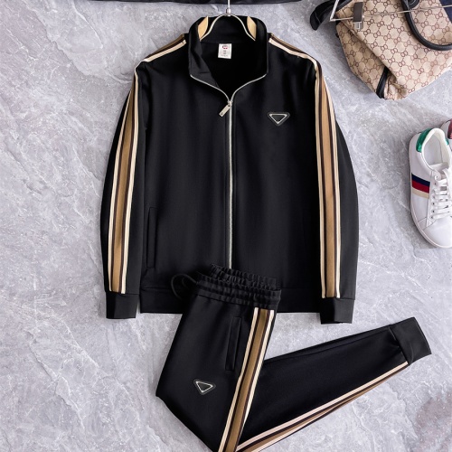 Cheap Prada Tracksuits Long Sleeved For Men #1207042 Replica Wholesale [$82.00 USD] [ITEM#1207042] on Replica Prada Tracksuits