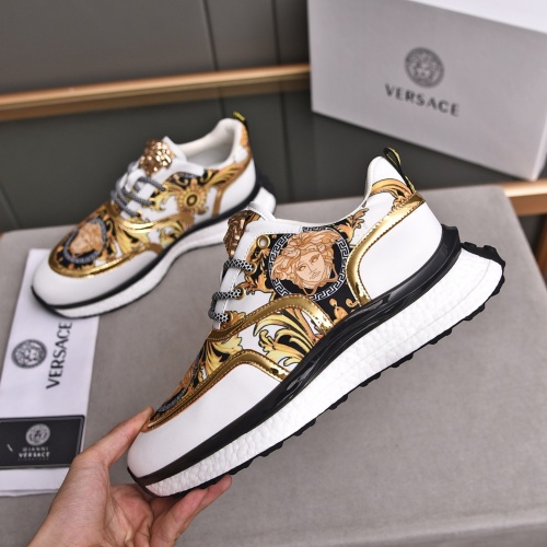 Cheap Versace Casual Shoes For Men #1207100 Replica Wholesale [$85.00 USD] [ITEM#1207100] on Replica Versace Casual Shoes