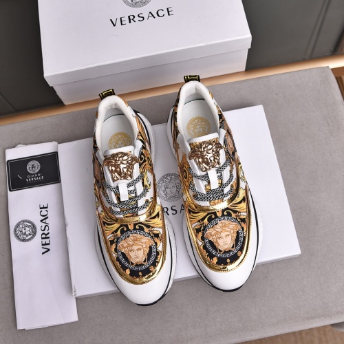 Cheap Versace Casual Shoes For Men #1207100 Replica Wholesale [$85.00 USD] [ITEM#1207100] on Replica Versace Casual Shoes