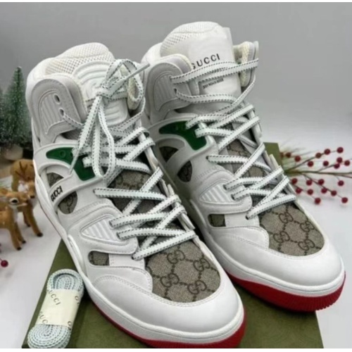 Cheap Gucci High Tops Shoes For Men #1207128 Replica Wholesale [$115.00 USD] [ITEM#1207128] on Replica Gucci High Tops Shoes