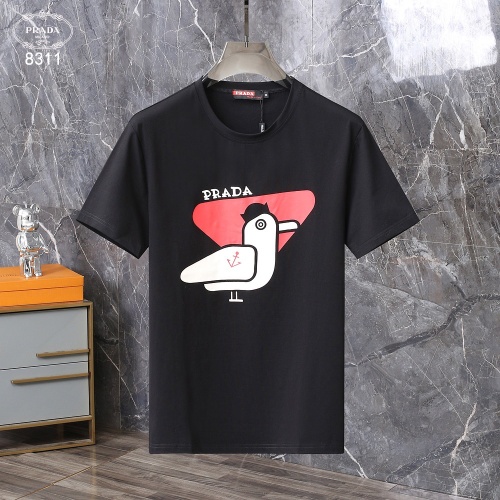 Cheap Prada T-Shirts Short Sleeved For Men #1207271 Replica Wholesale [$29.00 USD] [ITEM#1207271] on Replica Prada T-Shirts